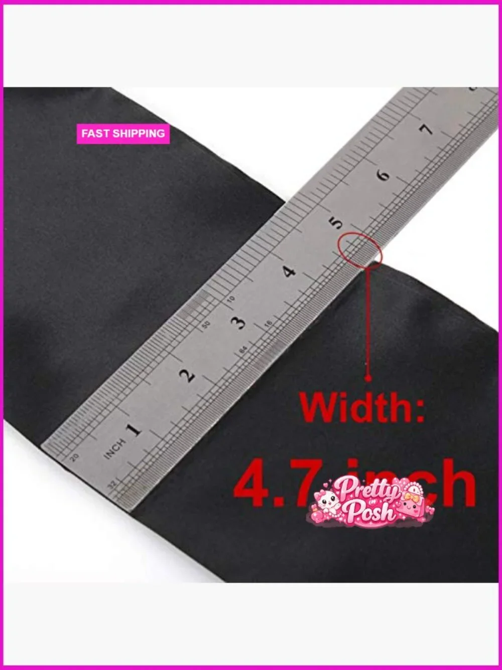 Satin Edge Scarves for Wigs, Non-Slip Hair Wrap, 58 Inch